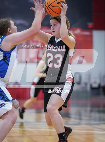 Thumbnail 1 in Pahranagat Valley vs. Beaver Dam (NIAA Class 1A State Girls Quarterfinal) photogallery.