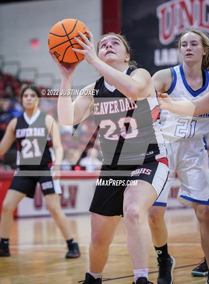Thumbnail 2 in Pahranagat Valley vs. Beaver Dam (NIAA Class 1A State Girls Quarterfinal) photogallery.