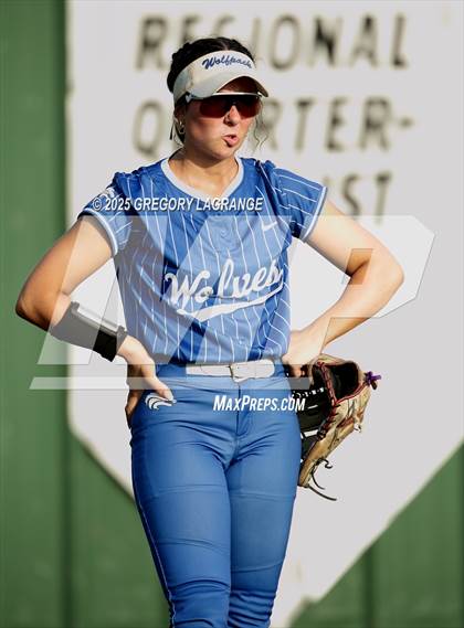 Thumbnail 2 in Plano West vs Guyer (UIL 6ASoftball  Bi-District Playoff Division II) photogallery.