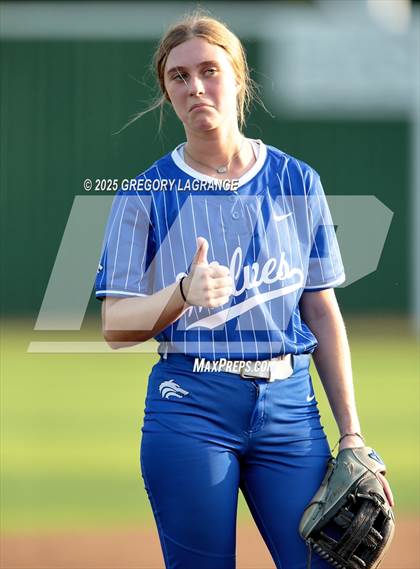 Thumbnail 2 in Plano West vs Guyer (UIL 6ASoftball  Bi-District Playoff Division II) photogallery.