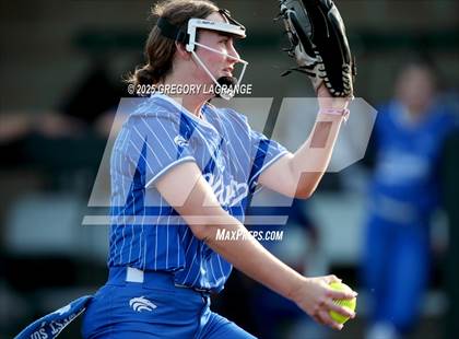 Thumbnail 2 in Plano West vs Guyer (UIL 6ASoftball  Bi-District Playoff Division II) photogallery.