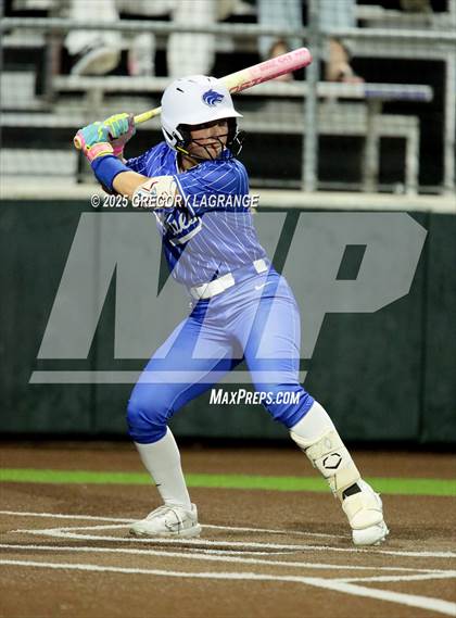 Thumbnail 3 in Plano West vs Guyer (UIL 6ASoftball  Bi-District Playoff Division II) photogallery.