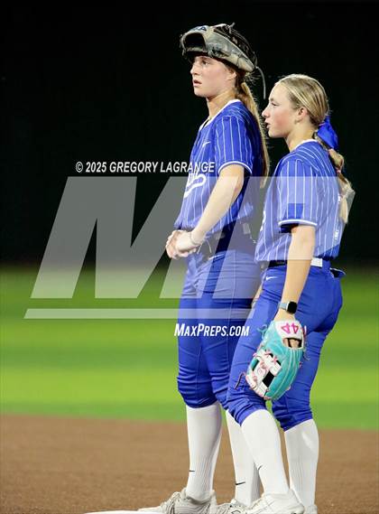 Thumbnail 3 in Plano West vs Guyer (UIL 6ASoftball  Bi-District Playoff Division II) photogallery.