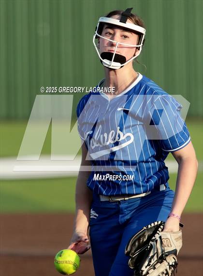 Thumbnail 2 in Plano West vs Guyer (UIL 6ASoftball  Bi-District Playoff Division II) photogallery.