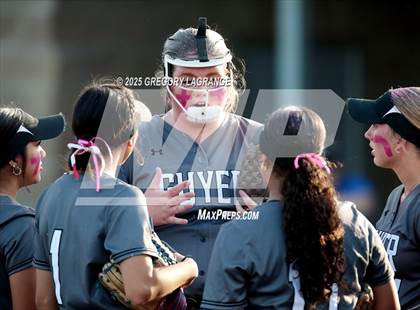 Thumbnail 2 in Plano West vs Guyer (UIL 6ASoftball  Bi-District Playoff Division II) photogallery.