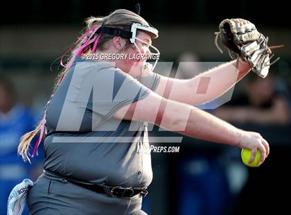 Thumbnail 1 in Plano West vs Guyer (UIL 6ASoftball  Bi-District Playoff Division II) photogallery.