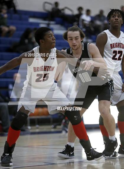 Thumbnail 3 in Brighton vs. Houston (Oseman Insurance Holiday Hoops) photogallery.