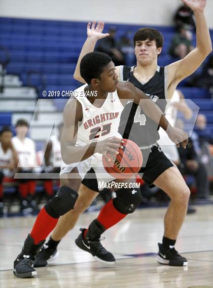 Thumbnail 2 in Brighton vs. Houston (Oseman Insurance Holiday Hoops) photogallery.