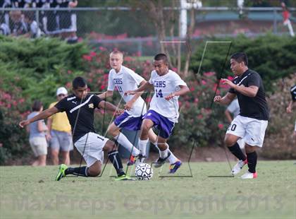 Thumbnail 1 in Corinth Holders vs. Surrry Central (NCSCA Kick Off Classic) photogallery.