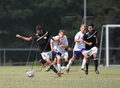 Thumbnail 1 in Corinth Holders vs. Surrry Central (NCSCA Kick Off Classic) photogallery.
