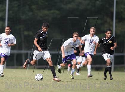 Thumbnail 3 in Corinth Holders vs. Surrry Central (NCSCA Kick Off Classic) photogallery.