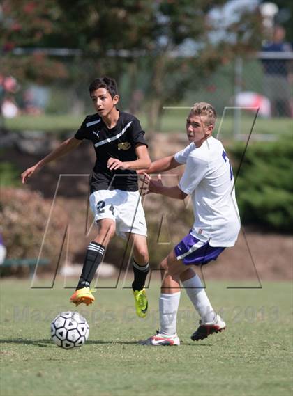 Thumbnail 3 in Corinth Holders vs. Surrry Central (NCSCA Kick Off Classic) photogallery.