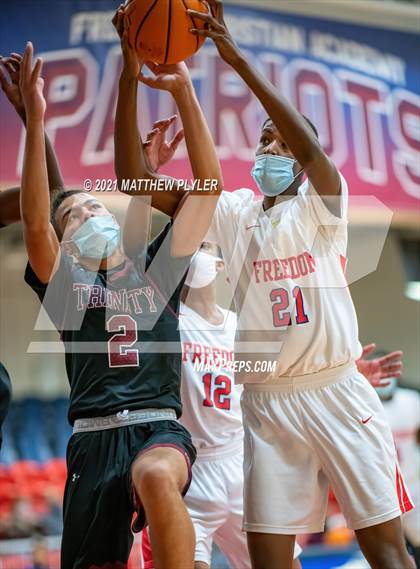 Thumbnail 1 in Trinity Christian vs Freedom Christian Academy (NCISAA 2A Playoffs - Second Round) photogallery.
