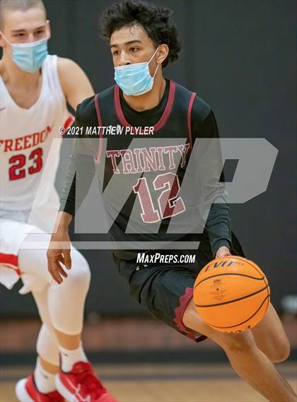 Thumbnail 1 in Trinity Christian vs Freedom Christian Academy (NCISAA 2A Playoffs - Second Round) photogallery.