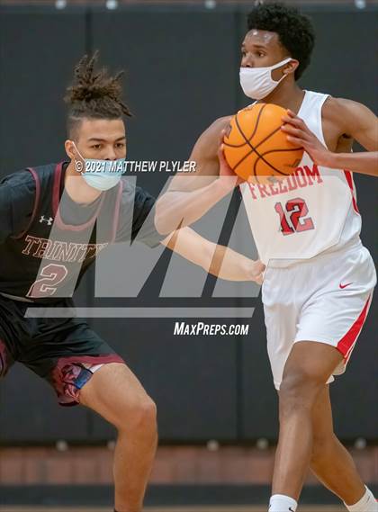 Thumbnail 1 in Trinity Christian vs Freedom Christian Academy (NCISAA 2A Playoffs - Second Round) photogallery.