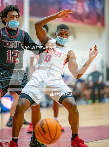Thumbnail 2 in Trinity Christian vs Freedom Christian Academy (NCISAA 2A Playoffs - Second Round) photogallery.