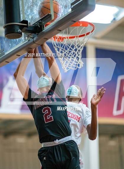 Thumbnail 1 in Trinity Christian vs Freedom Christian Academy (NCISAA 2A Playoffs - Second Round) photogallery.