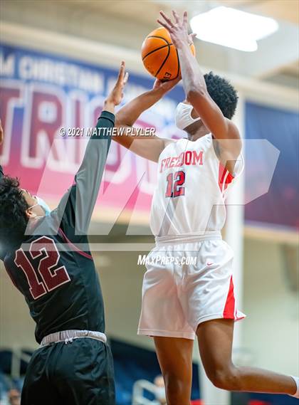 Thumbnail 1 in Trinity Christian vs Freedom Christian Academy (NCISAA 2A Playoffs - Second Round) photogallery.