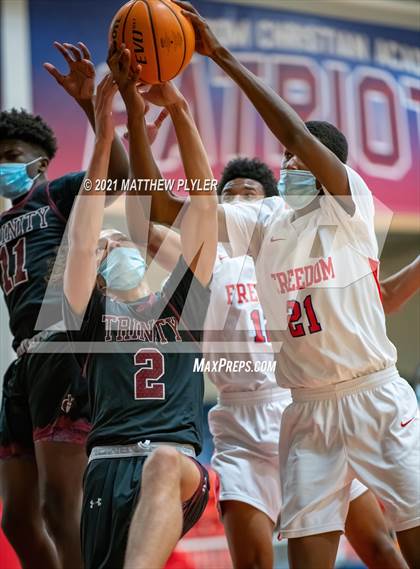 Thumbnail 3 in Trinity Christian vs Freedom Christian Academy (NCISAA 2A Playoffs - Second Round) photogallery.