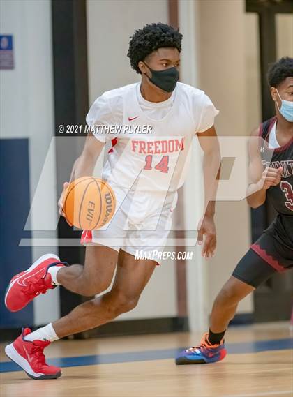 Thumbnail 2 in Trinity Christian vs Freedom Christian Academy (NCISAA 2A Playoffs - Second Round) photogallery.