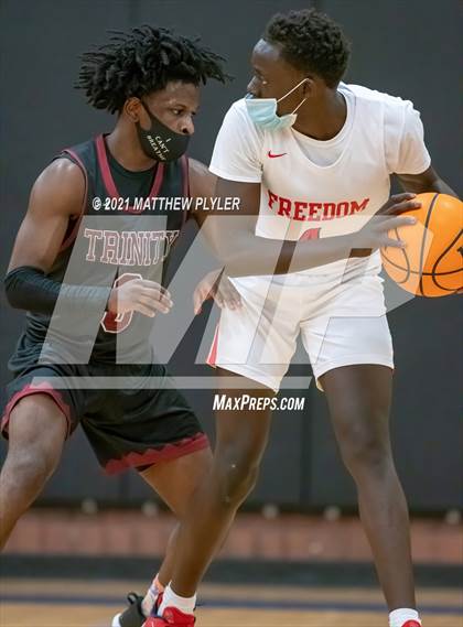 Thumbnail 2 in Trinity Christian vs Freedom Christian Academy (NCISAA 2A Playoffs - Second Round) photogallery.