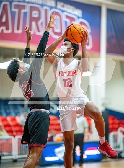 Thumbnail 2 in Trinity Christian vs Freedom Christian Academy (NCISAA 2A Playoffs - Second Round) photogallery.