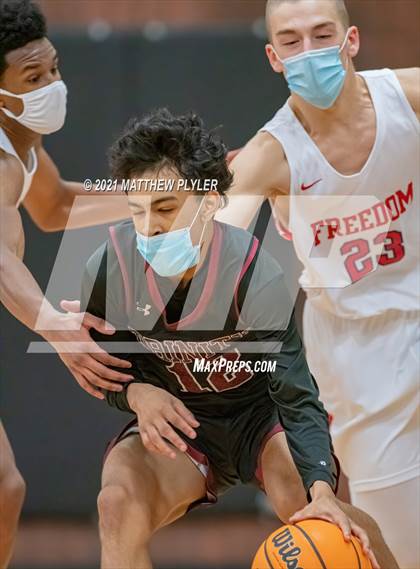 Thumbnail 1 in Trinity Christian vs Freedom Christian Academy (NCISAA 2A Playoffs - Second Round) photogallery.