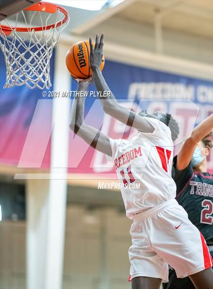 Thumbnail 2 in Trinity Christian vs Freedom Christian Academy (NCISAA 2A Playoffs - Second Round) photogallery.