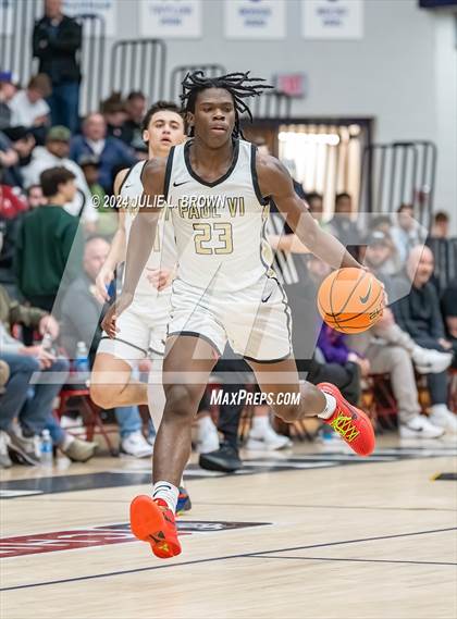 Thumbnail 1 in Paul VI vs. Link Academy (Chipotle Nationals Semi-final) photogallery.