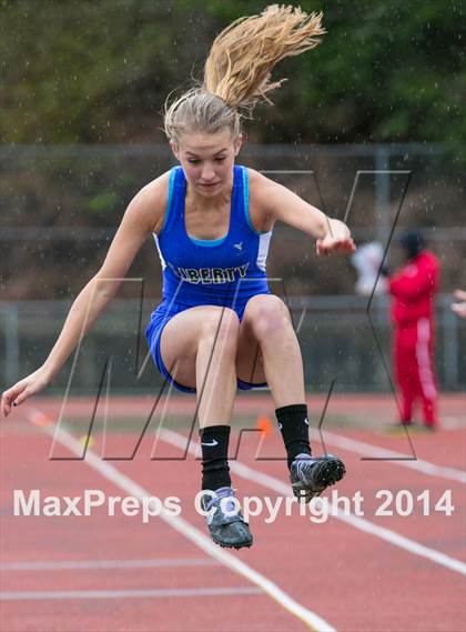 Thumbnail 2 in Liberty Invitational Track & Field (Girls) photogallery.