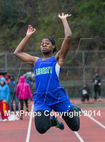 Thumbnail 2 in Liberty Invitational Track & Field (Girls) photogallery.