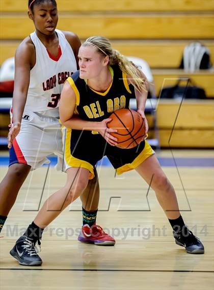 Thumbnail 2 in Pleasant Grove vs Del Oro (Sasha Brown Memorial Tournament) photogallery.