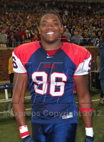 Thumbnail 2 in DeSoto vs. Allen (UIL 5A Division 1 Semifinal Playoff) photogallery.