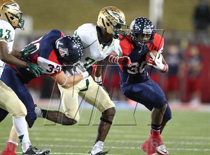 Thumbnail 1 in DeSoto vs. Allen (UIL 5A Division 1 Semifinal Playoff) photogallery.