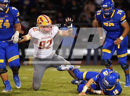 Thumbnail 2 in Mission Viejo @ Bishop Amat (CIF SS D1 Playoff) photogallery.