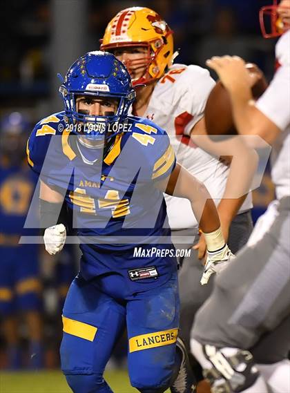 Thumbnail 3 in Mission Viejo @ Bishop Amat (CIF SS D1 Playoff) photogallery.