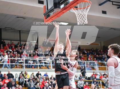 Thumbnail 2 in Wapahani vs. Lewis Cass (IHSAA 2A Semifinal)  photogallery.