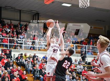 Thumbnail 3 in Wapahani vs. Lewis Cass (IHSAA 2A Semifinal)  photogallery.