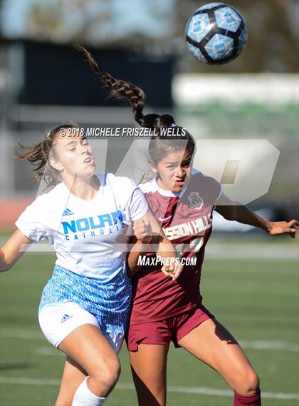 Thumbnail 1 in Mission Hills vs Nolan Catholic (23rd SoCal Classic) photogallery.