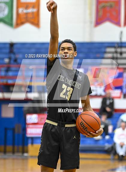 Thumbnail 1 in Mt. Vernon vs Plainfield (Phil Cox Memorial Holiday Tournament) photogallery.