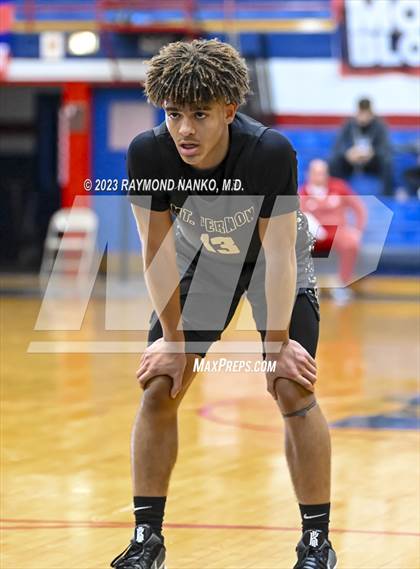 Thumbnail 2 in Mt. Vernon vs Plainfield (Phil Cox Memorial Holiday Tournament) photogallery.