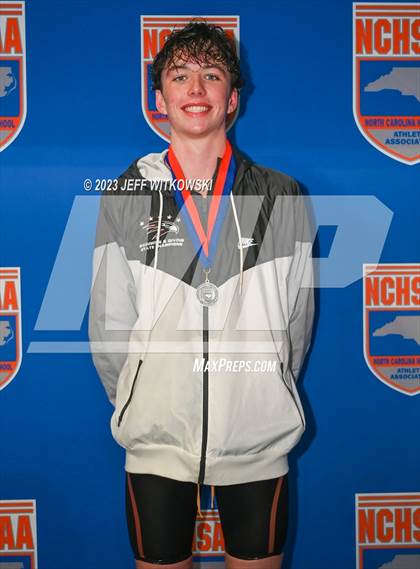 Thumbnail 3 in NCHSAA 4A State Swimming Championship Awards photogallery.