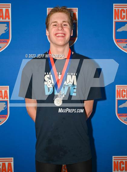 Thumbnail 1 in NCHSAA 4A State Swimming Championship Awards photogallery.