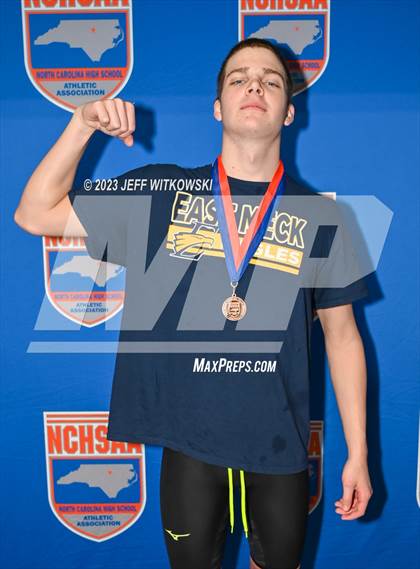 Thumbnail 3 in NCHSAA 4A State Swimming Championship Awards photogallery.