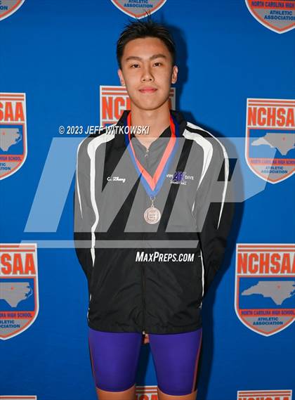 Thumbnail 1 in NCHSAA 4A State Swimming Championship Awards photogallery.