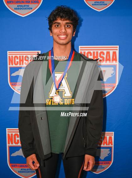 Thumbnail 3 in NCHSAA 4A State Swimming Championship Awards photogallery.