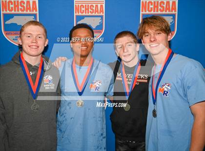 Thumbnail 3 in NCHSAA 4A State Swimming Championship Awards photogallery.