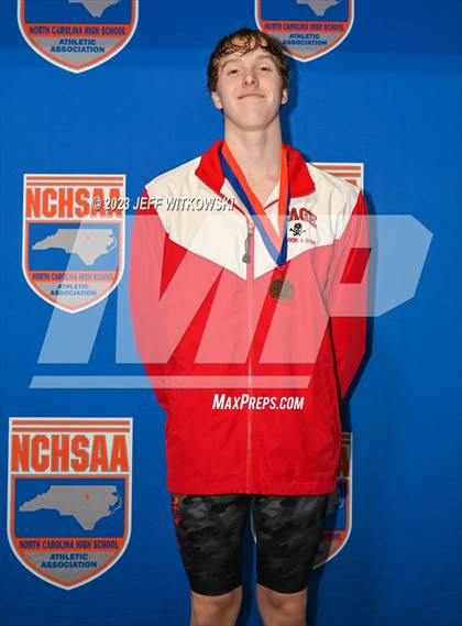 Thumbnail 3 in NCHSAA 4A State Swimming Championship Awards photogallery.