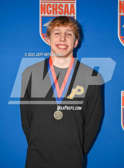Thumbnail 2 in NCHSAA 4A State Swimming Championship Awards photogallery.