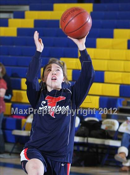 Thumbnail 1 in Sacred Heart Cathedral vs. Saratoga (CIF CCS D3 Playoffs) photogallery.